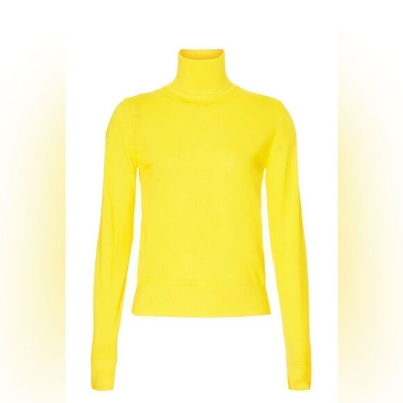 The Kooples YELLOW MERINO WOOL SWEATER. NWT. 2/Small - Picture 11 of 11